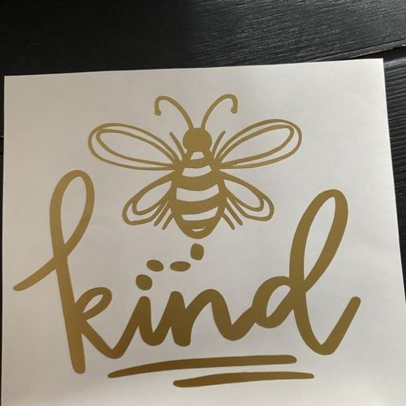 Bumble Bee “Be Kind” Car Decal Vinyl Decal - Picture 8 of 10